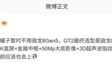 消息称荣耀GT2系列手机选型骁龙双芯片,有望12月发布