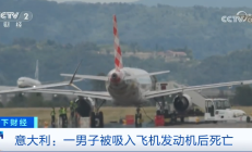 一男子被吸入客机发动机后死亡：现场目击者称人被瞬间汽化